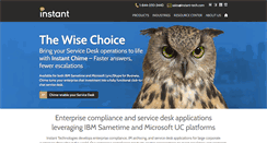 Desktop Screenshot of instant-tech.com
